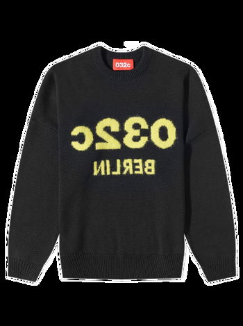 Sweater 032C Long Sleeve Taped Logo Tee FW22-C-1040 | FlexDog