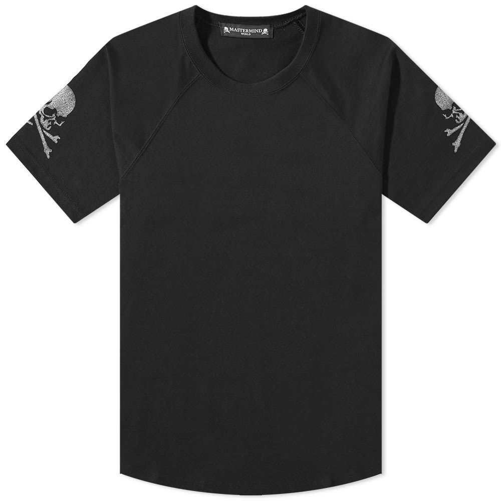 T-shirt Mastermind WORLD Skull Sleeve Tee MW22S09-TS026-BLK | FLEXDOG