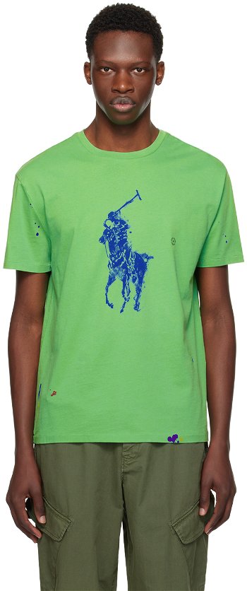 Polo by Ralph Lauren Green Big Pony T-Shirt 710936387002