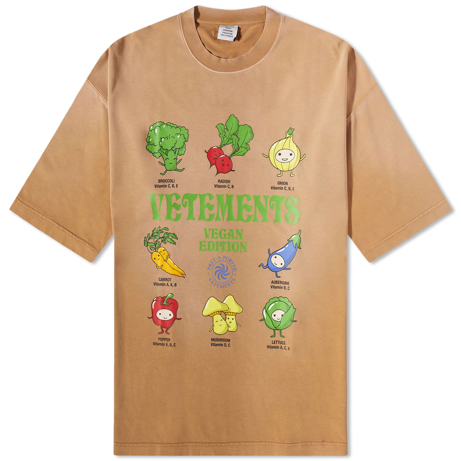 T-shirt VETEMENTS Vegan Logo T-Shirt UE54TR250E | FLEXDOG