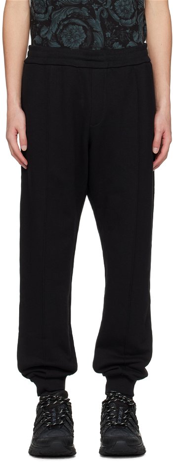Versace Black Embroidered Sweatpants 1012568-1A09063-1B000