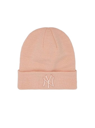 NEW ERA New York Yankees Metallic Womens Pink Beanie Hat