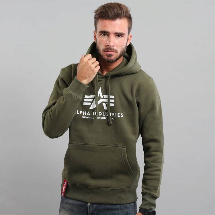 Sweatshirt Alpha Industries Basic Hoody 178312 257 | FLEXDOG