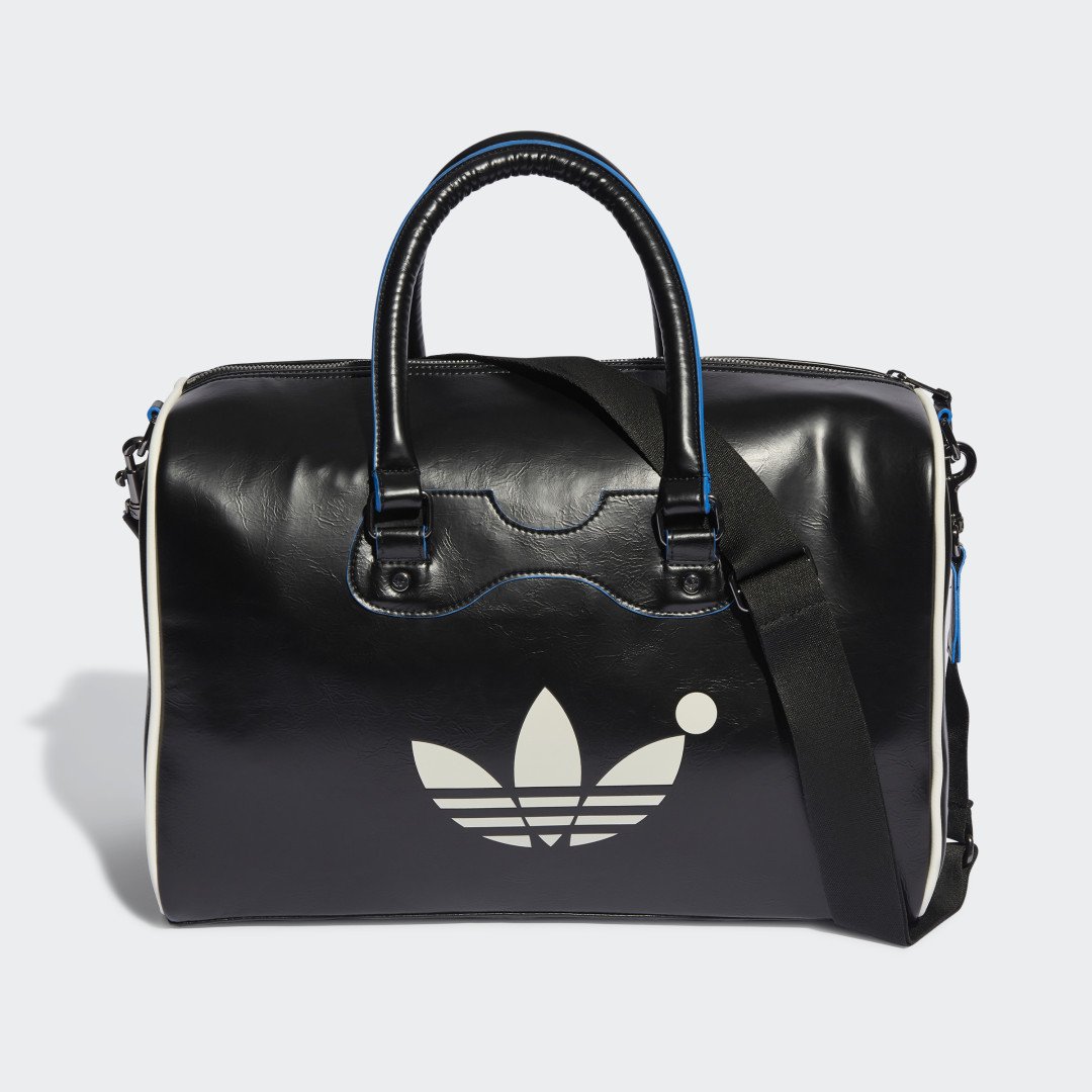 Adidas Gym Bag Logo Duffel Bag Black Sports Travel Bag 22