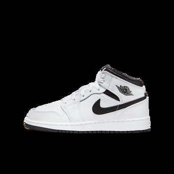 Jordan Air Jordan 1 Mid "White Black" GS DQ8423-132