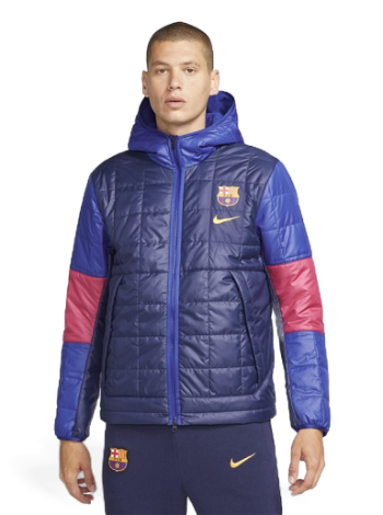 Nike F.C. Barcelona Synthetic-Fill Fleece Jacket DM0607-451