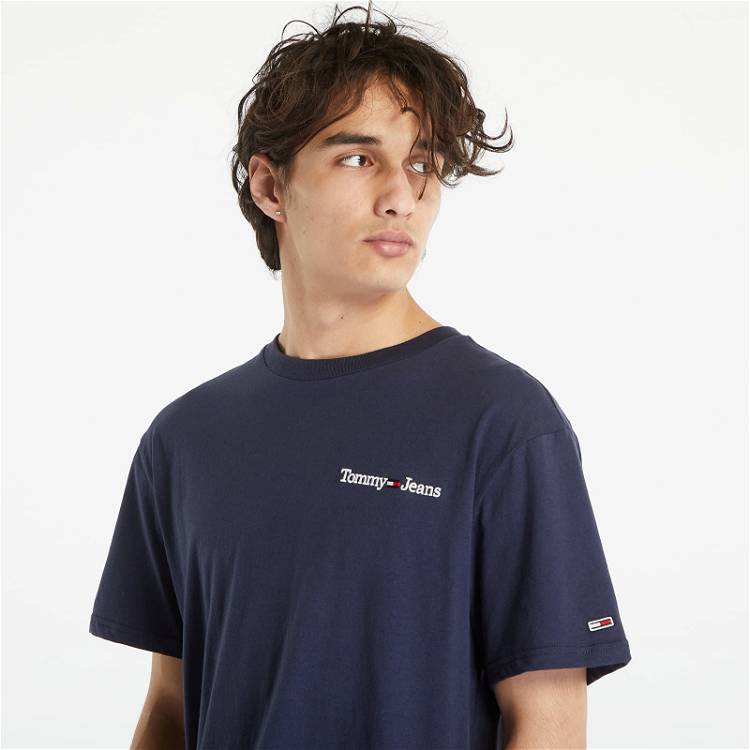 T-shirt Tommy Hilfiger Classic T-Shirt C87 Sleeve Linear Short | FLEXDOG DM0DM15790