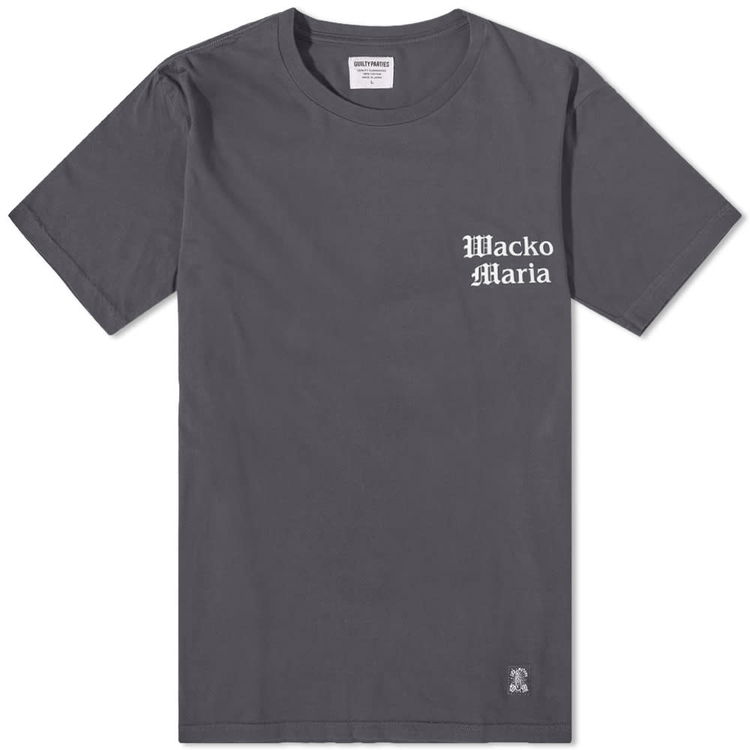 T-shirt WACKO MARIA Type 1 Standard Crew Tee 22FW-WMT-ST01-BK