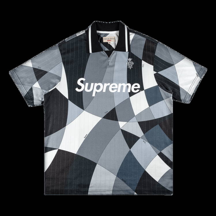 Jersey Supreme Emilio Pucci x Soccer Jersey SS21KN24 BLACK | FLEXDOG