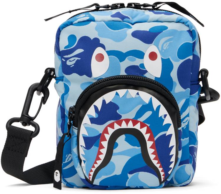Shoulder bag BAPE Mini ABC Camo Shark Bag 001SGJ801002M | FLEXDOG