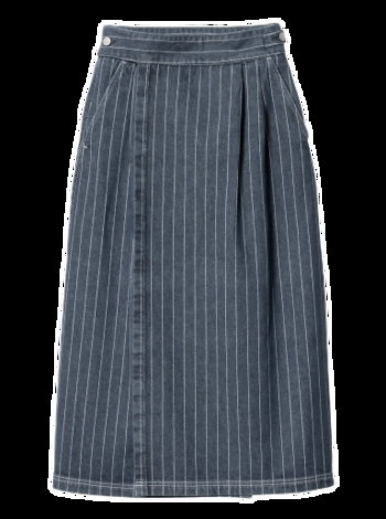 Carhartt WIP Orlean Stripe Skirt "Blue / White stone washed" I033015_1XY_06