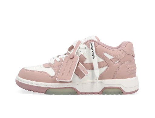 Out Of Office Calf Leather "White Pink" W