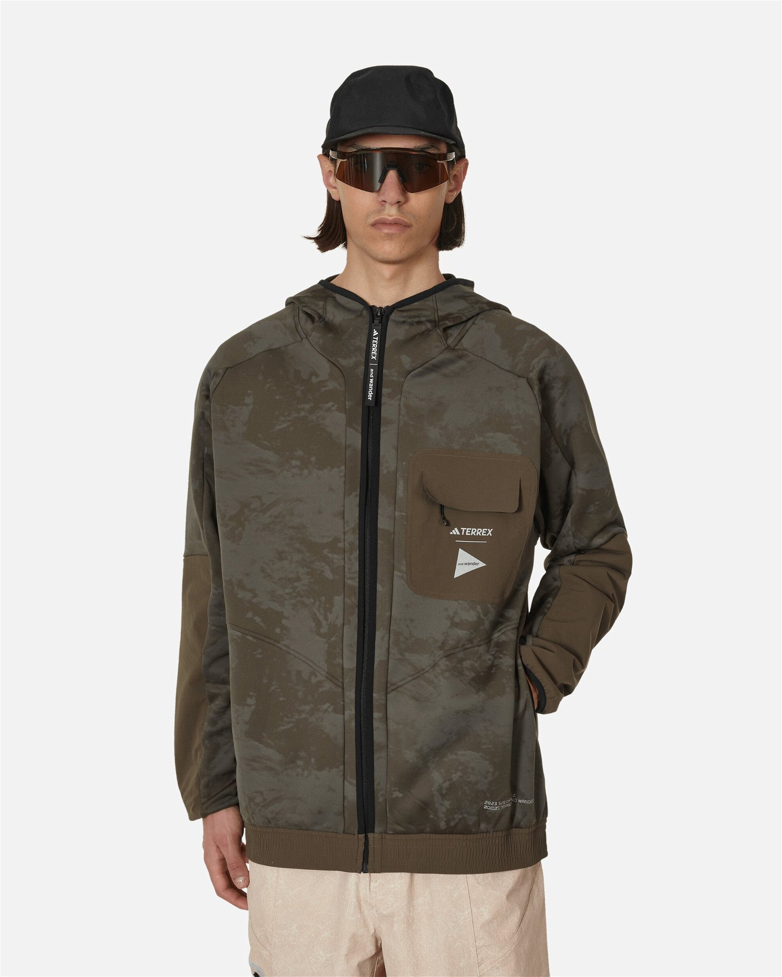 Jacket adidas Performance TERREX x and wander Fleece Jacket HR7140 001 |  FLEXDOG