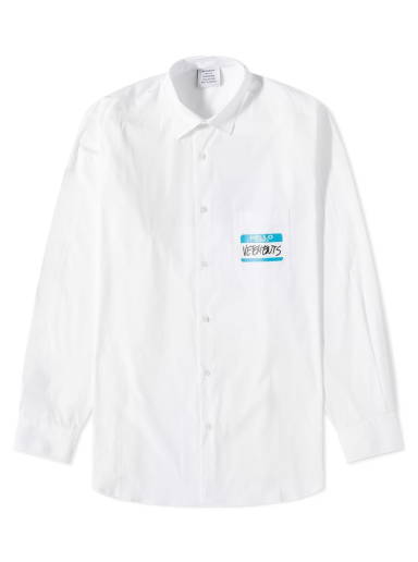 Shirt BAPE Oxford Relaxed Fit Shirt White 001SHJ301011M-WHT | FLEXDOG