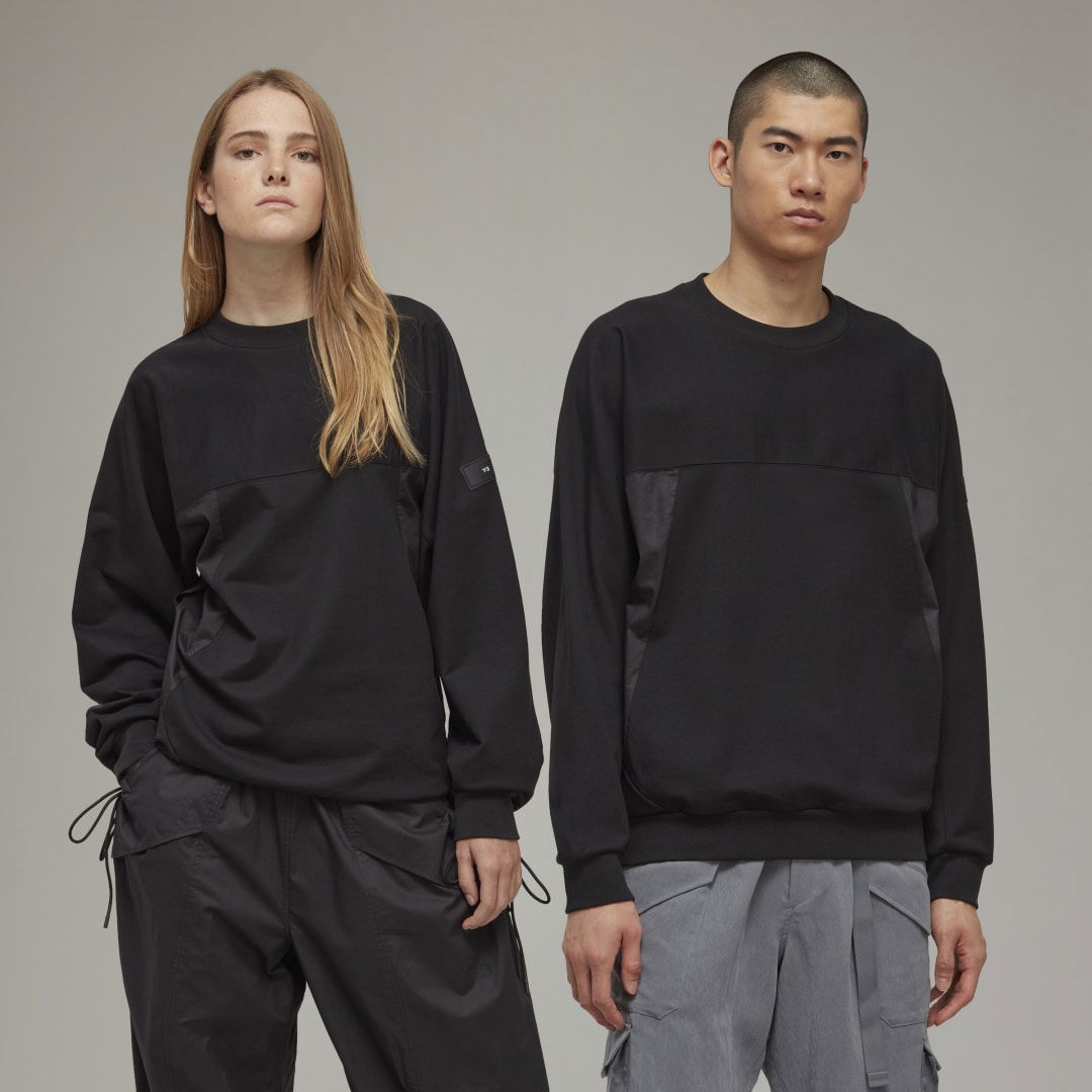 Sweatshirt Y-3 Stretch Terry Crew Sweatshirt H63029 | FLEXDOG