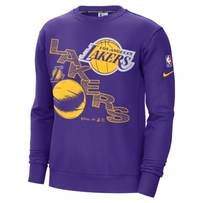 Los Angeles Lakers Courtside Women's Nike NBA Fleece Pullover Hoodie XL