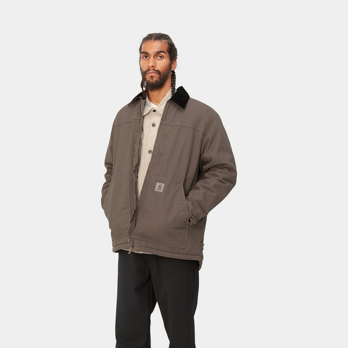 Carhartt WIP – Arlington Coat Black Rinsed