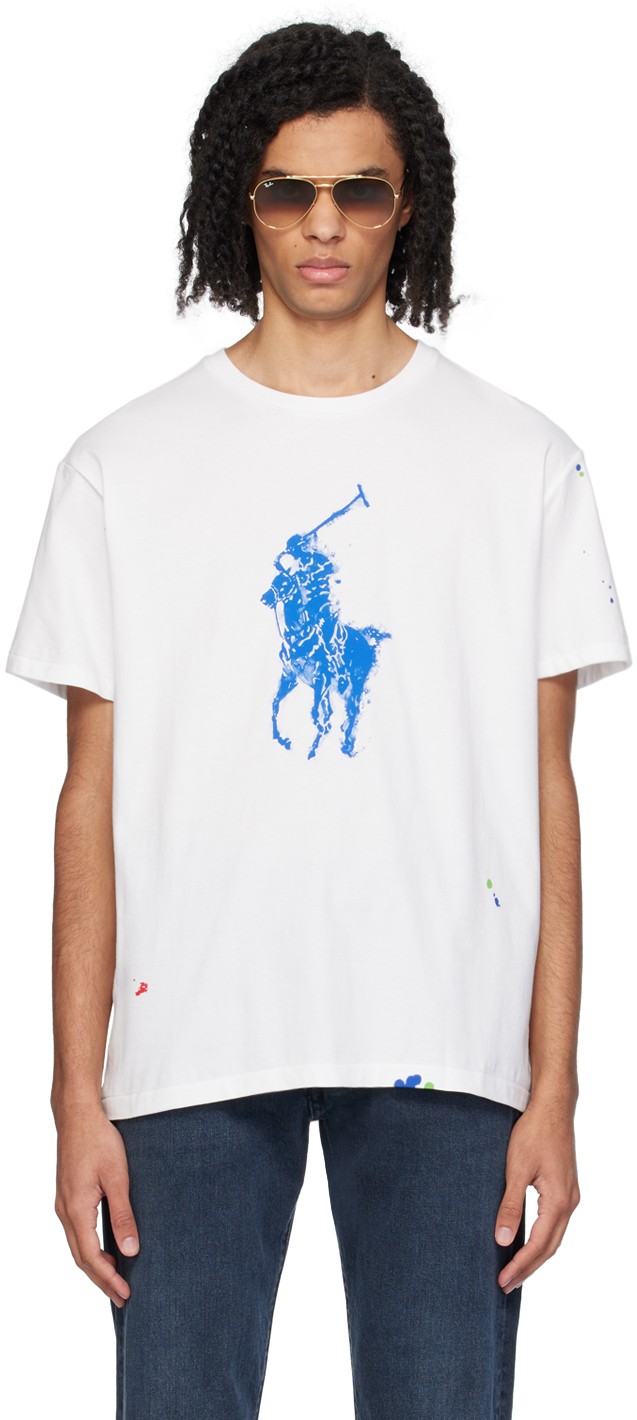 White Big Pony T-Shirt