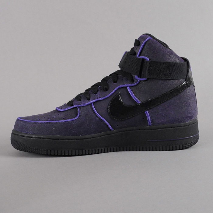 NIKE AIR FORCE 1 '07 LV8 EMB 'WHITE/COURT PURPLE-WHITE-COURT