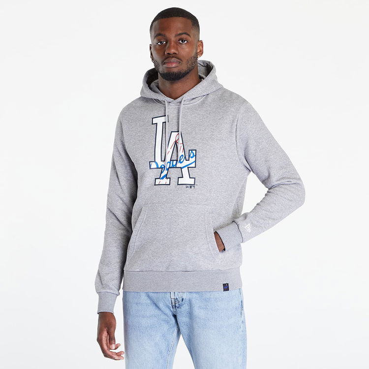  New Era Los Angeles Dodgers Hoody Grey Sweater Hoodie Herren  Men, gray : Clothing, Shoes & Jewelry