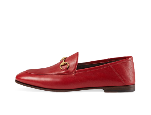 Horsebit Slip On Loafer 'Red' Leather