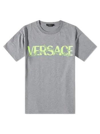 Versace Baroque Text Logo Tee 1006974-1A06209-1E100
