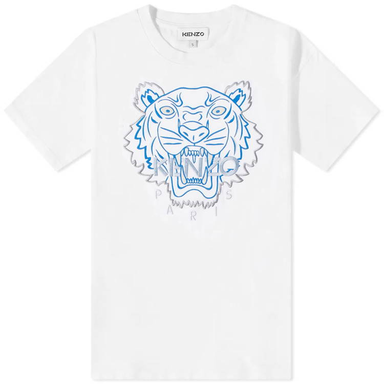 Kenzo Tiger Varsity Relaxed T-Shirt Off White