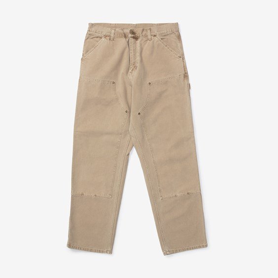 CARHARTT PANTS MENS 40x34 Double Knee Blended Twill Relaxed Fit Beige Work  Wear $26.95 - PicClick
