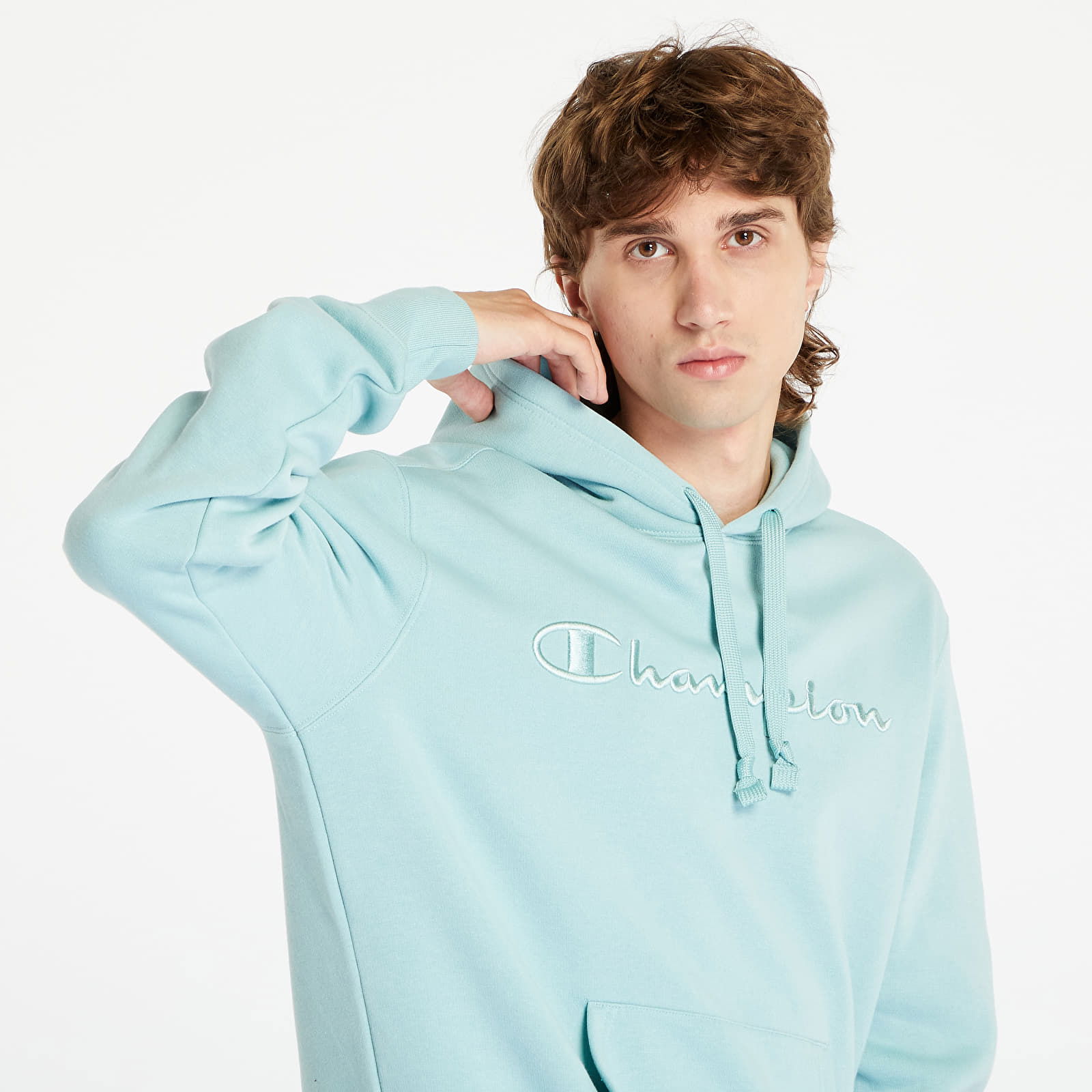 Champion sweater clearance baby blue line