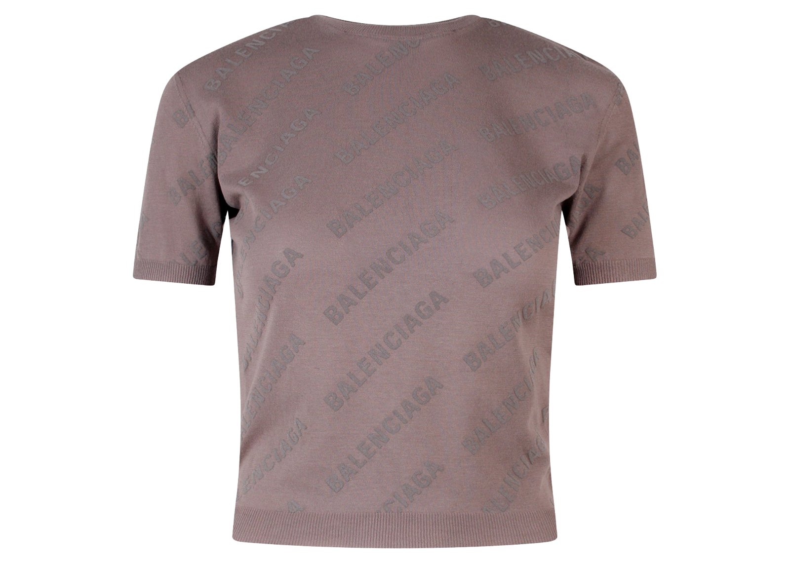 T-shirt Balenciaga All-Over Logo T-Shirt 706302T3234#0966 | FLEXDOG