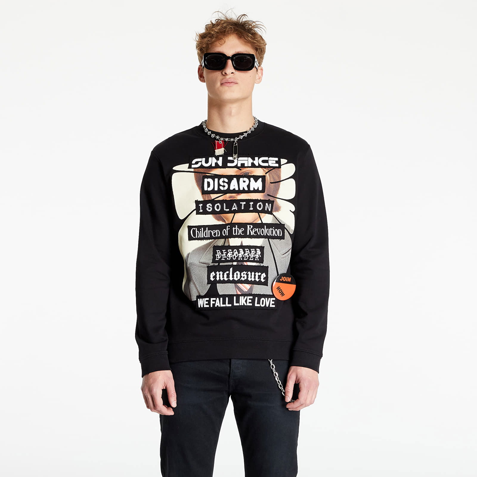 Sweatshirt RAF SIMONS Crewneck Sweater Sun Dance 211-M165B-19003