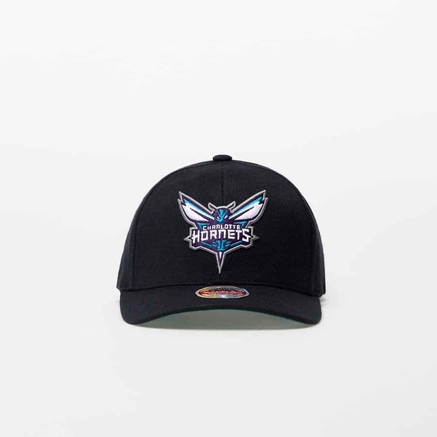 Mitchell & Ness Nba Charlotte Hornets Fitted Cap - Baseball Cap PNG Image