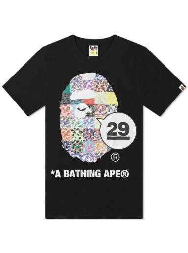 T-shirt BAPE A Bathing Ape Block Check Busy Works Tee