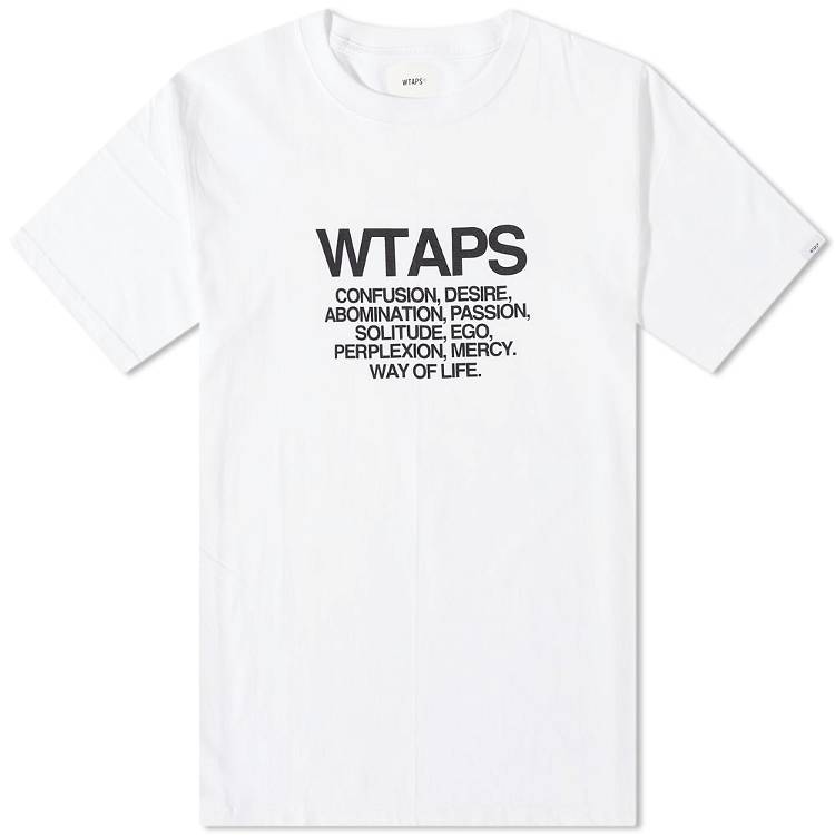 T-shirt WTAPS Ingredients Print Tee 221PCDT-ST02S-WHT | FLEXDOG