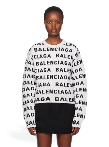 Balenciaga Jacquard Sweater 761591 T1673