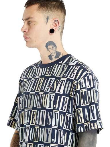 T-shirt Tommy Hilfiger Signature Tape Logo T-Shirt UM0UM02422 YBR