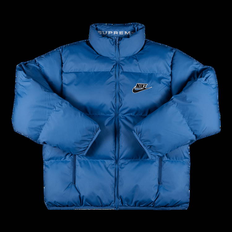 Puffer jacket Supreme Nike x Reversible Puffy Jacket SS21J8 BLUE