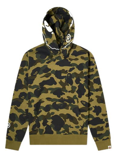 Sweatshirt BAPE 1St Camo Balaclava Full Zip Hoody Green