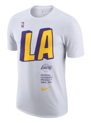 Los Angeles Lakers Jordan Brand Courtside Statement Edition Max90 T-Shirt -  White