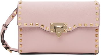 Valentino Garavani Women's Hot Pink Roman Stud Large Shoulder Bag | by Mitchell Stores