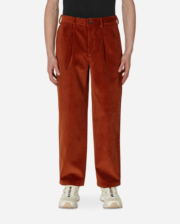 Double-Pleat Corduroy Pants