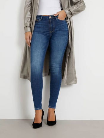 GUESS High Rise Skinny Denim Pant W4RA46D5921