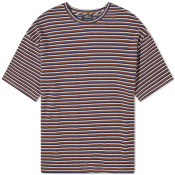 A.P.C. Bahaia Stripe T-Shirt COGCG-H26231-CAD