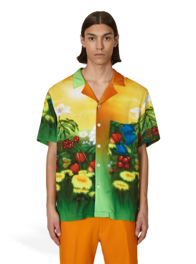 Shirt Gucci Printed Viscose Bowling Shirt 694123 ZAJSV 2395