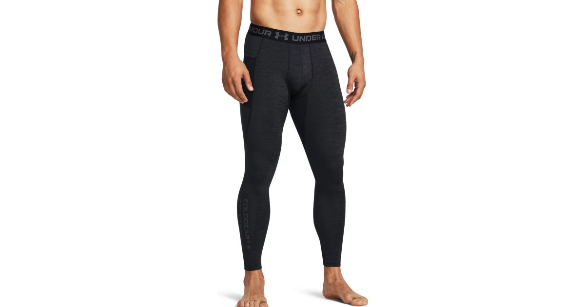 Under Armor Coldgear Twist Leggings - Black - 1379821-001