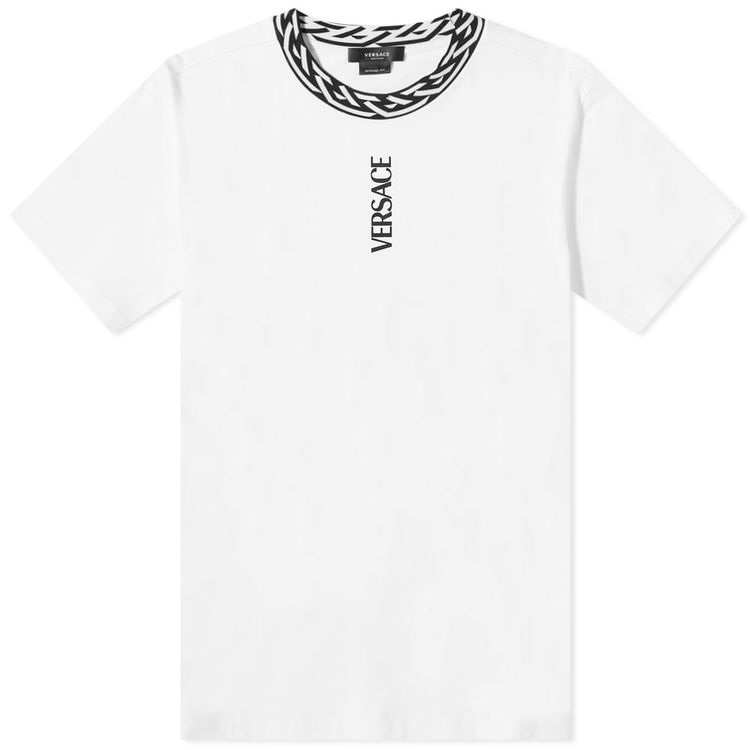 Collar Logo T-Shirt - White