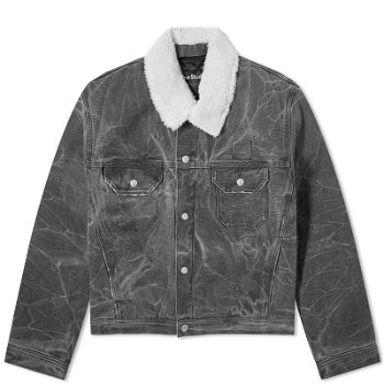 Acne Studios Orsan Patch Canvas Padded Jacket "Carbon Grey" C90161-AFH