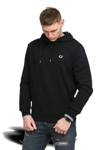 Tipped Hooded Sweatshirt