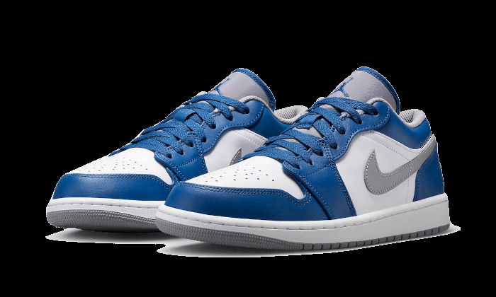 Jordan 1 Low True Blue Cement – Kicksinto