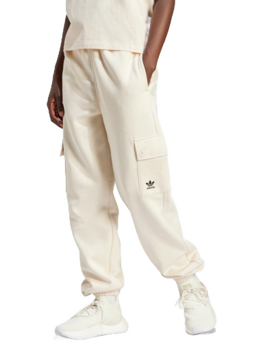 adidas Originals relaxed pants with snap detail in off white | ASOS